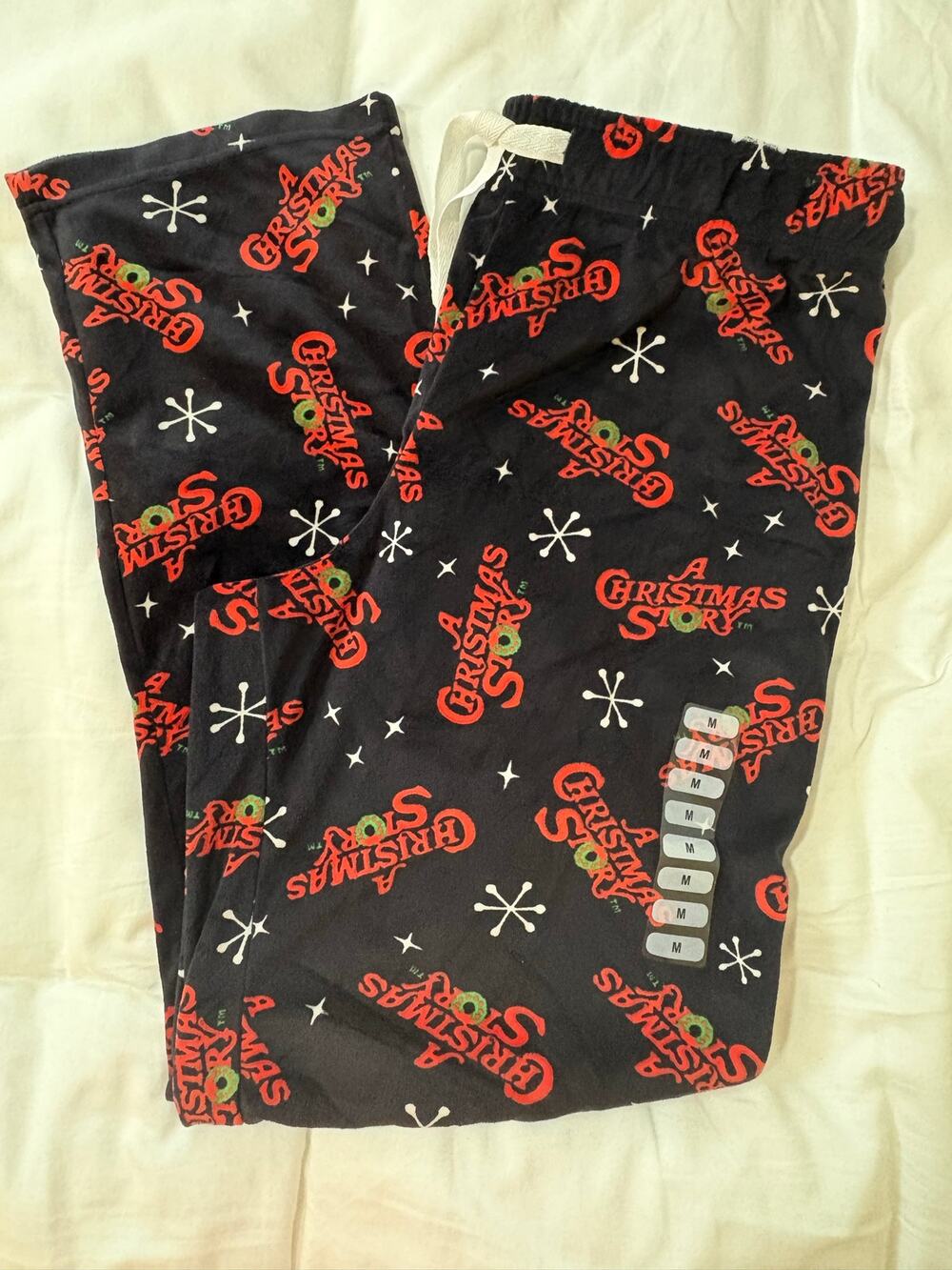 A Christmas Story Men's Lounge Pajama Pants XL Black Christmas Movie Sleepwear